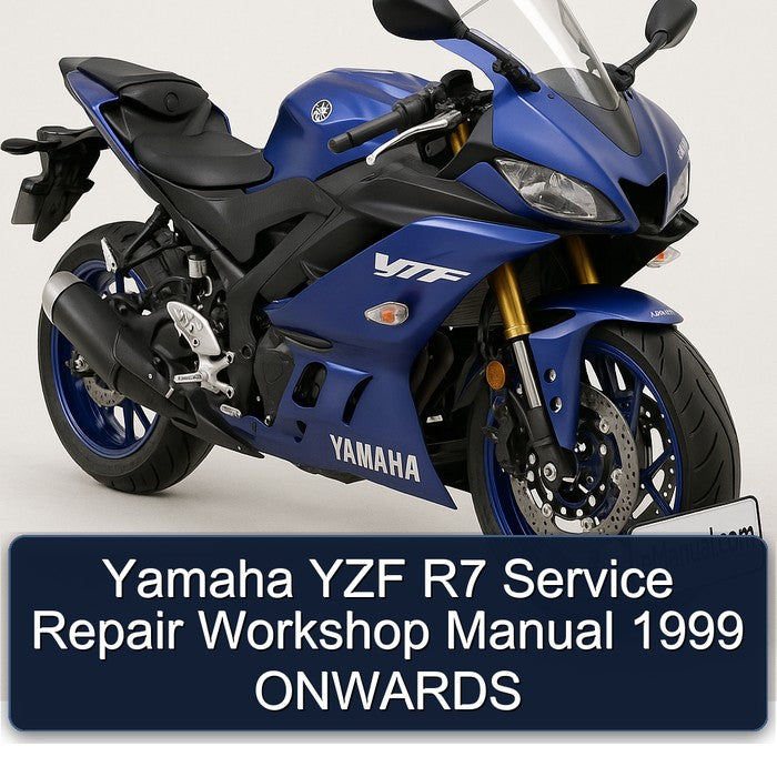 Yamaha YZF R7 Service Repair Workshop Manual 1999 ONWARDS