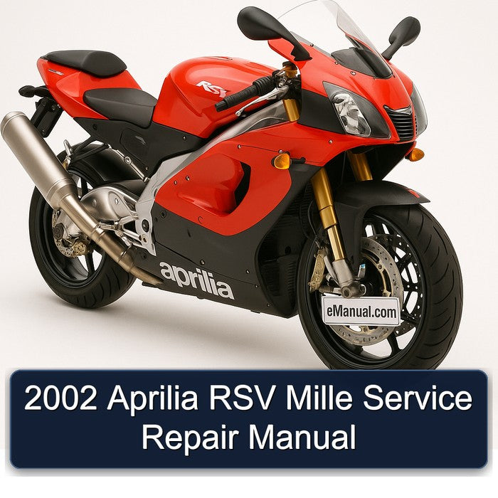 2002 Aprilia RSV Mille Service Repair Manual