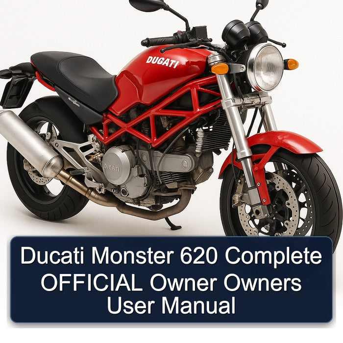 Ducati Monster 620 Complete OFFICIAL Owner Owners User Manual