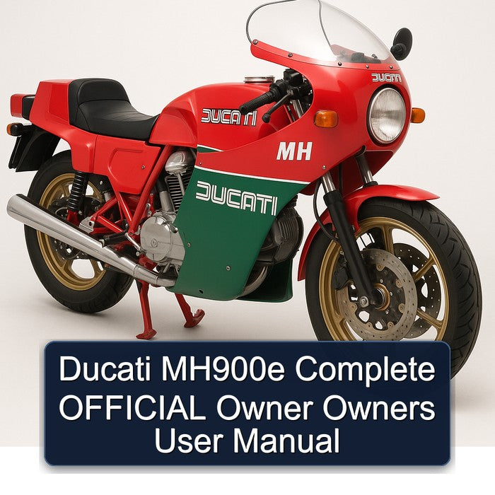 Ducati MH900e Complete OFFICIAL Owner Owners User Manual