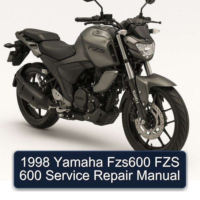 1998 Yamaha Fzs600 FZS 600 Service Repair Manual