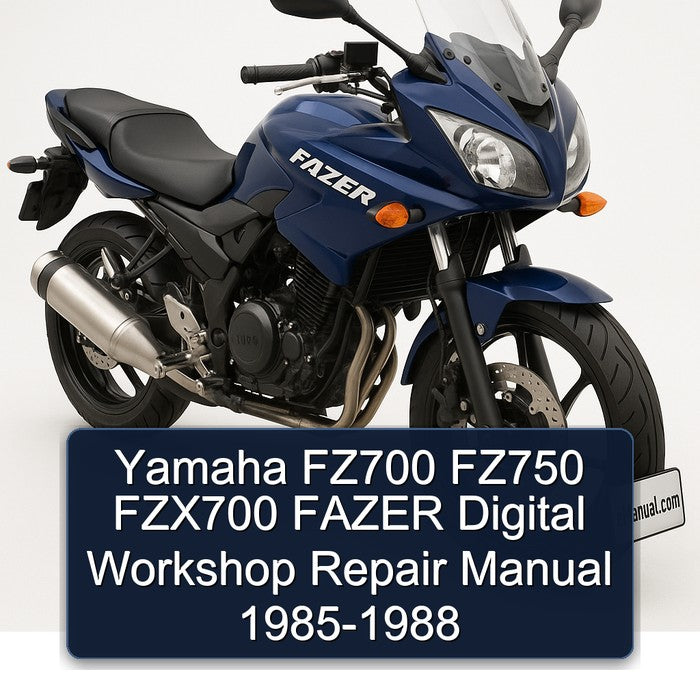 Yamaha FZ700 FZ750 FZX700 FAZER Digital Workshop Repair Manual 1985-1988