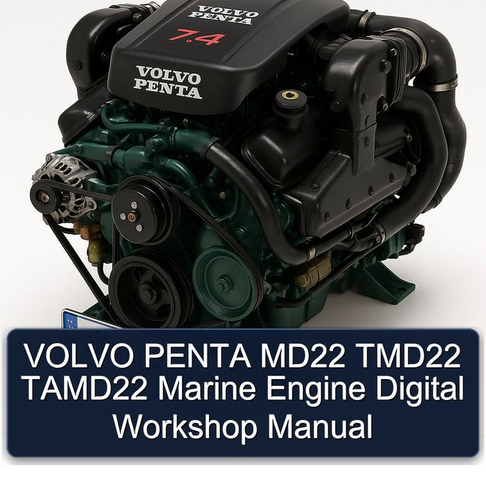 VOLVO PENTA MD22 TMD22 TAMD22 Marine Engine Digital Workshop Manual