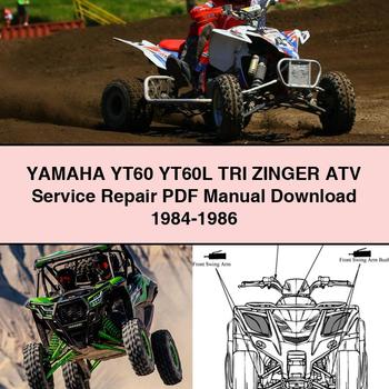 Yamaha YT60 YT60L TRI ZINGER ATV Service Repair Manual 1984-1986