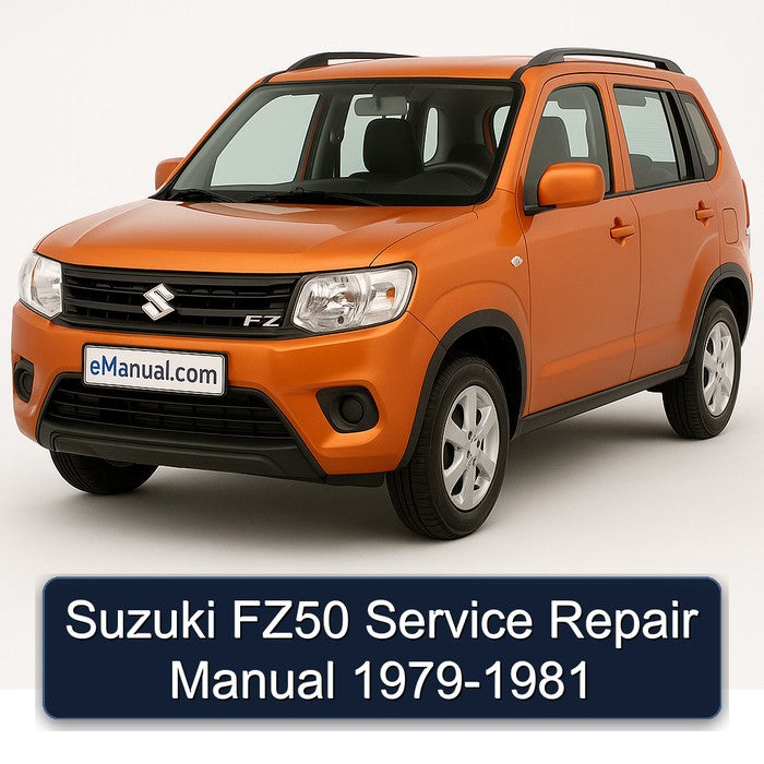 Suzuki FZ50 Service Repair Manual 1979-1981