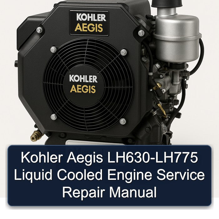 Kohler Aegis LH630 LH640 LH685 LH690 LH750 LH755 LH760 LH775 liquid cooled horizontal crankshaft engine Service Repair Workshop Manual
