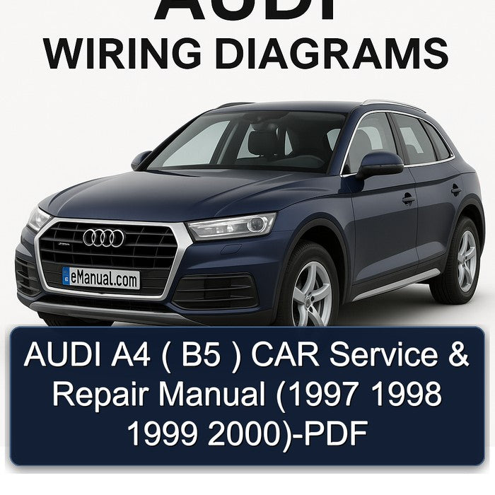 AUDI A4 ( B5 ) CAR Service & Repair Manual (1997 1998 1999 2000)-PDF