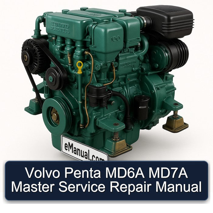 Volvo Penta MD6A MD7A Master Service Repair Manual