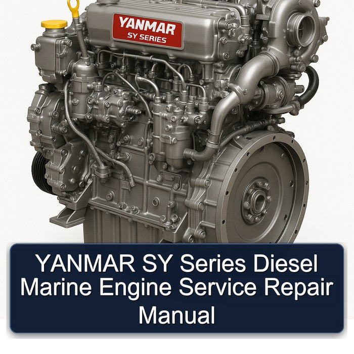 YANMAR SY Series Diesel Marine Engine Service Repair Manual