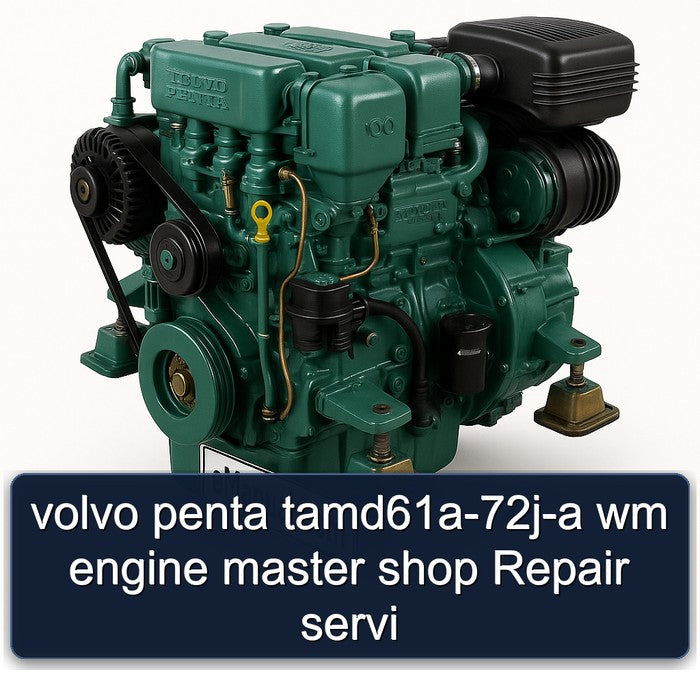 volvo penta tamd61a-72j-a wm engine master shop Repair servi