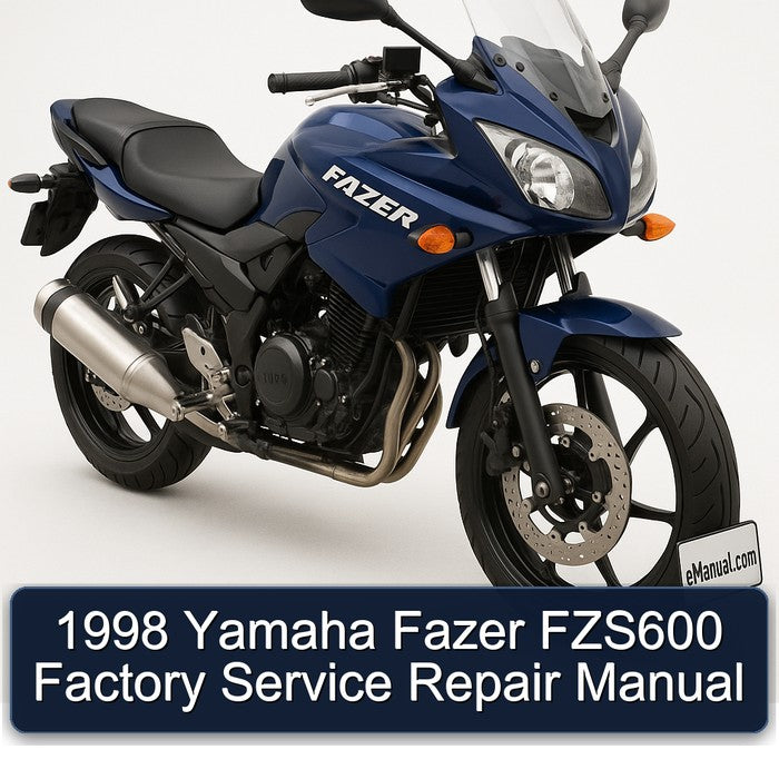 1998 Yamaha Fazer FZS600 Factory Service Repair Manual