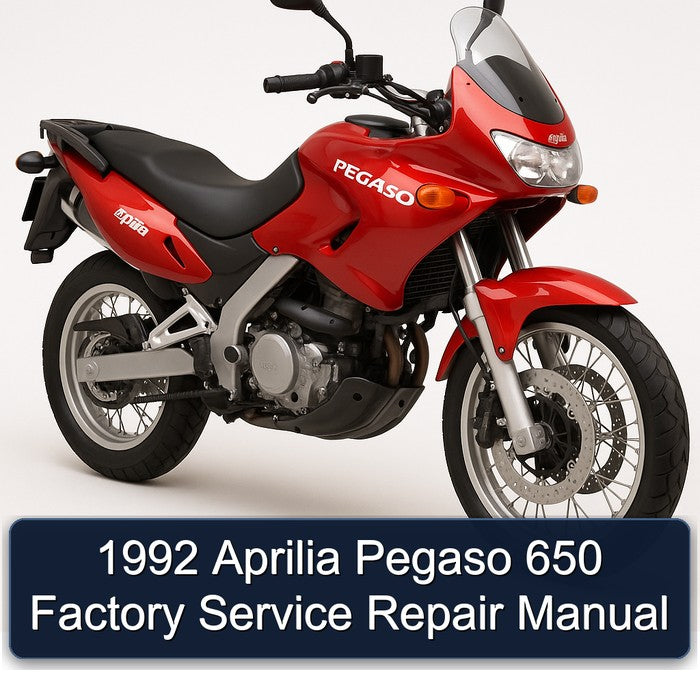 1992 Aprilia Pegaso 650 Factory Service Repair Manual