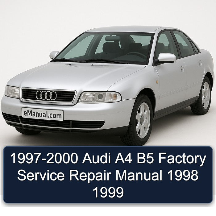 1997-2000 Audi A4 B5 Factory Service Repair Manual 1998 1999
