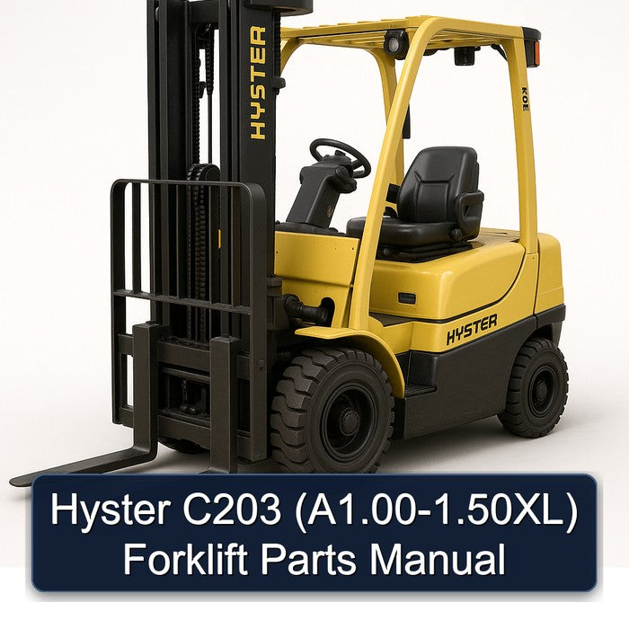 Hyster C203 (A1.00-1.50XL) Forklift Parts Manual