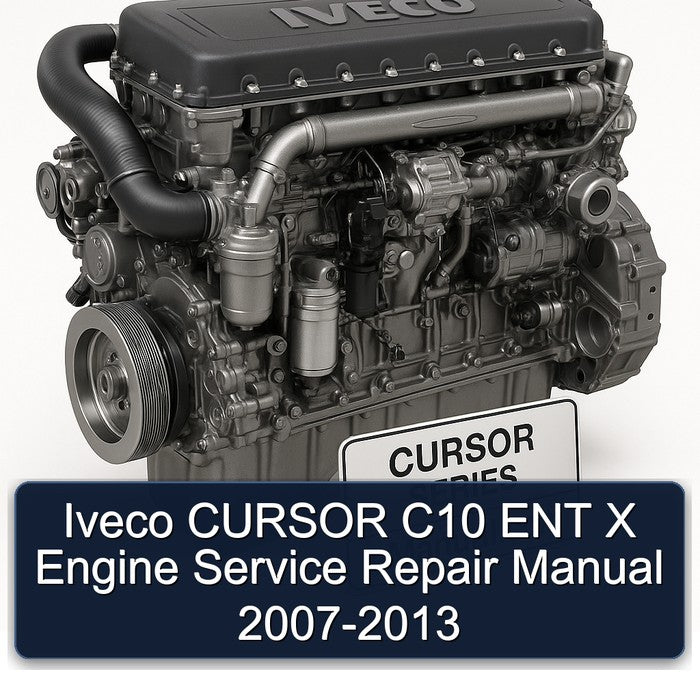 Iveco CURSOR C10 ENT X Engine Service Repair Manual 2007-2013