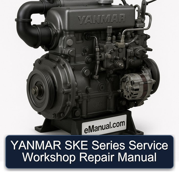 YANMAR SKE Series Service Workshop Repair Manual