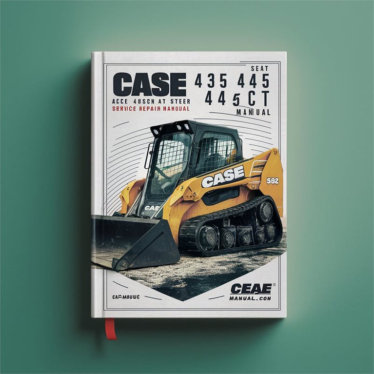 CASE 435 445 445CT SKID Steer Service Repair Manual PDF