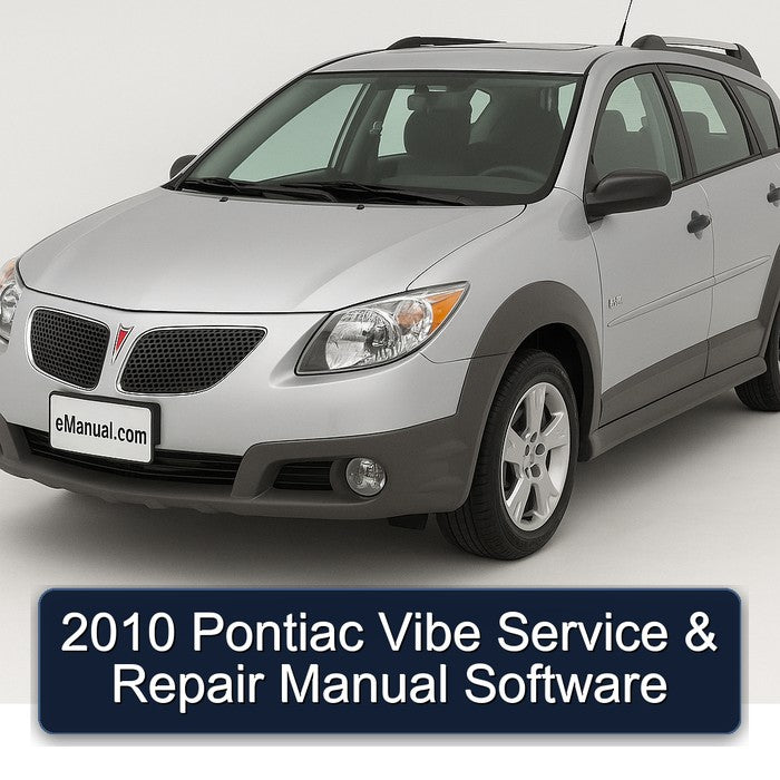 2010 Pontiac Vibe Service & Repair Manual Software
