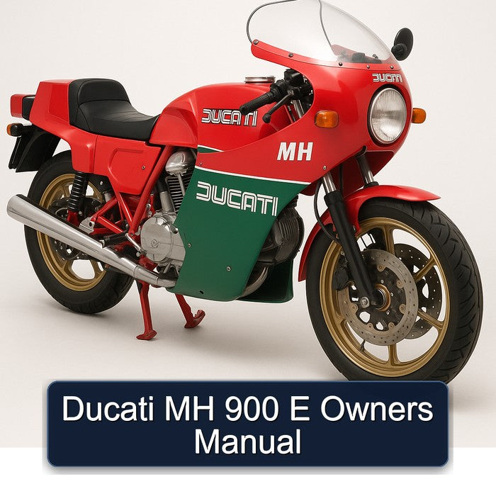 Ducati MH 900 E Owners Manual