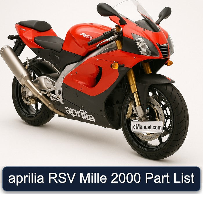 aprilia RSV Mille 2000 Part List