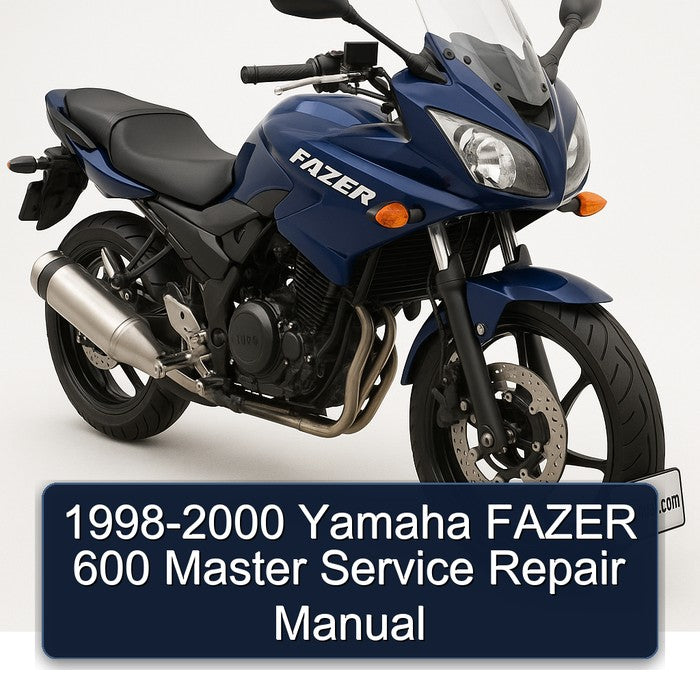 1998-2000 Yamaha FAZER 600 Master Service Repair Manual