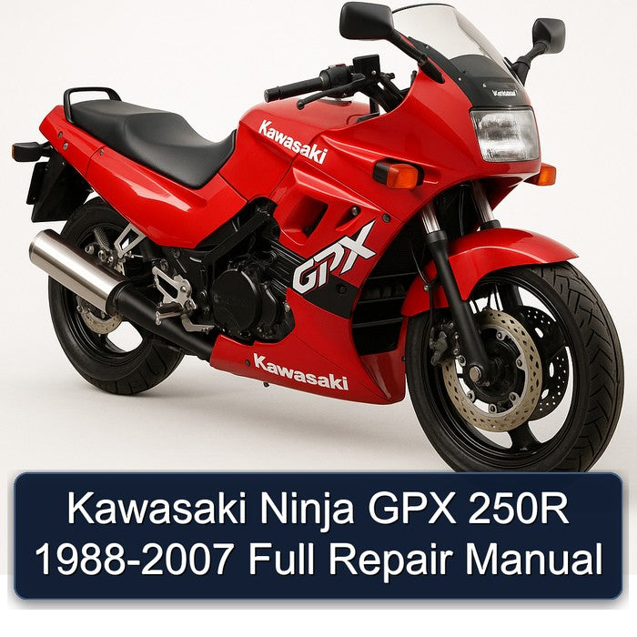 Kawasaki Ninja GPX 250R 1988-2007 Full Repair Manual