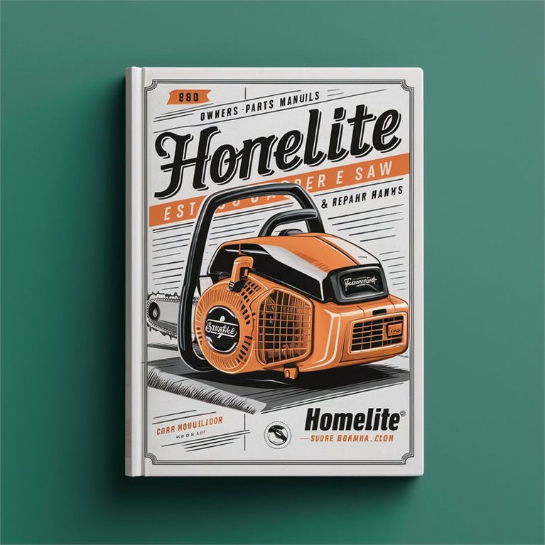 Homelite Super EZ Chain Saw Owners Parts & Repair Manuals PDF