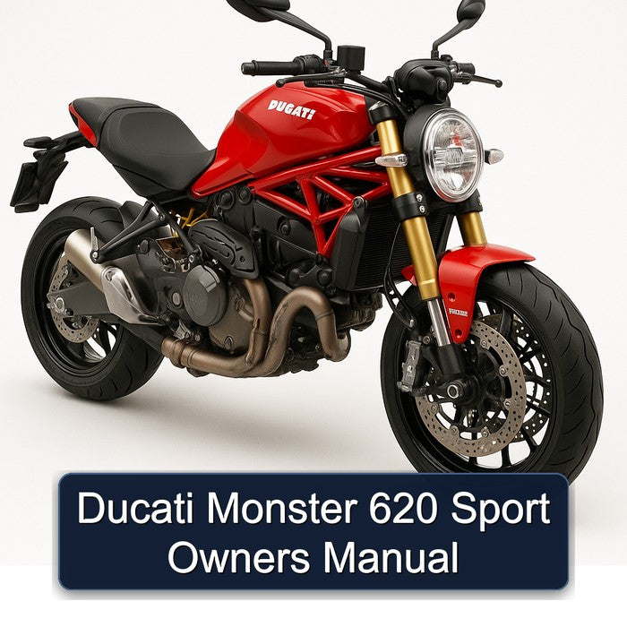 Ducati Monster 620 Sport Owners Manual