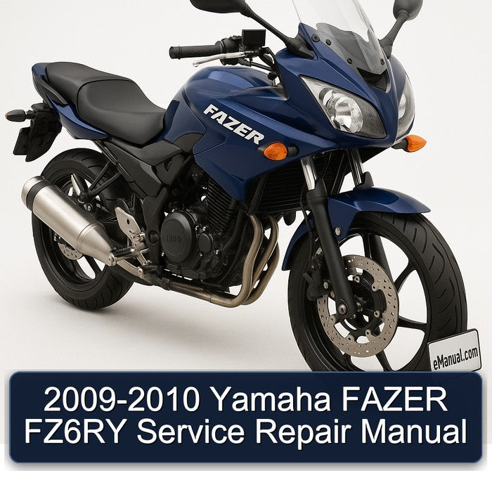 2009-2010 Yamaha FAZER FZ6RY Service Repair Manual