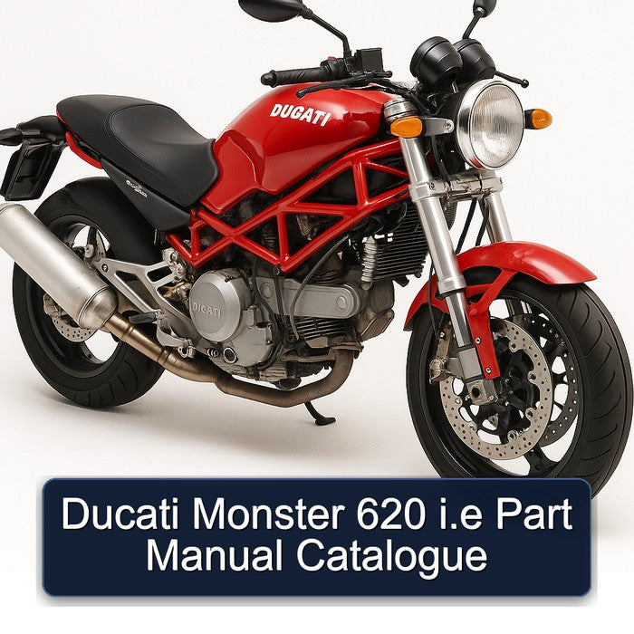Ducati Monster 620 i.e Part Manual Catalogue