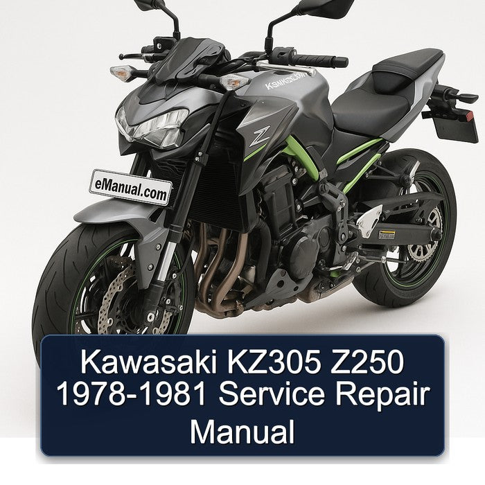 Kawasaki KZ305 Z250 1978-1981 Service Repair Manual