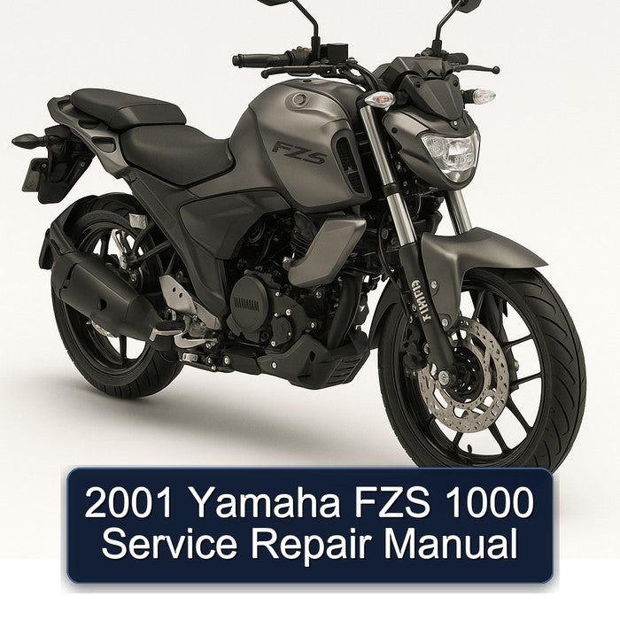 2001 Yamaha FZS 1000 Service Repair Manual