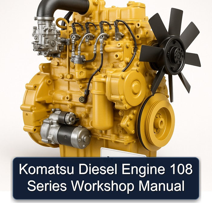 Komatsu Diesel Engine 108 Series Workshop Manual