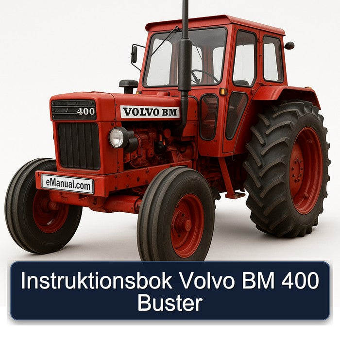 Instruktionsbok Volvo BM 400 Buster