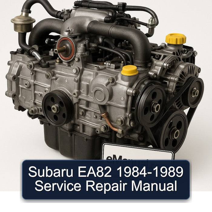 Subaru EA82 1984-1989 Service Repair Manual