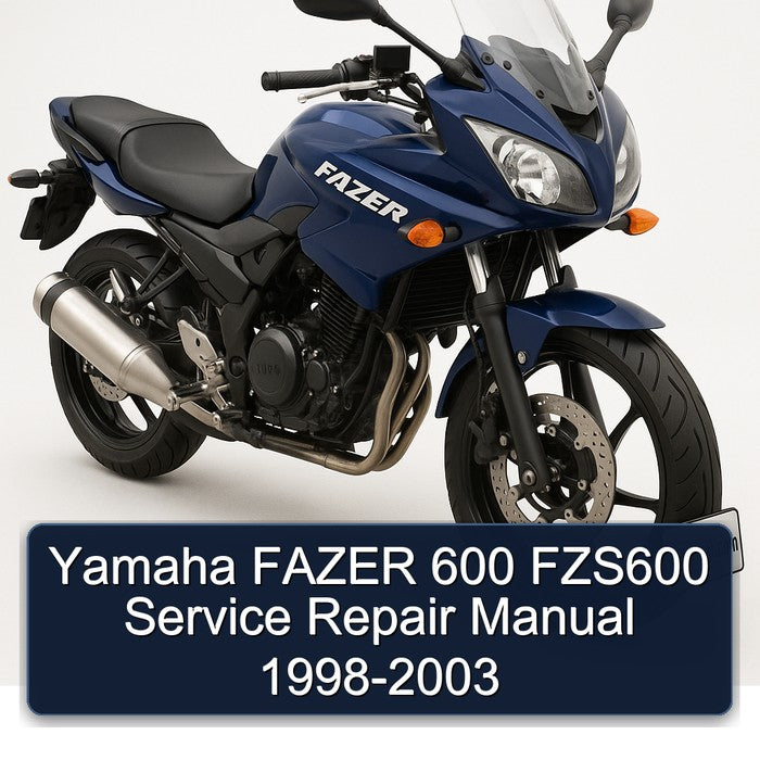 Yamaha FAZER 600 FZS600 Service Repair Manual 1998-2003