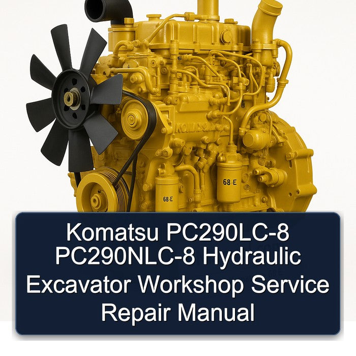 Komatsu PC290LC-8 PC290NLC-8 Hydraulic Excavator Workshop Service Repair Manual