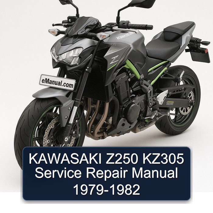 KAWASAKI Z250 KZ305 Service Repair Manual 1979-1982