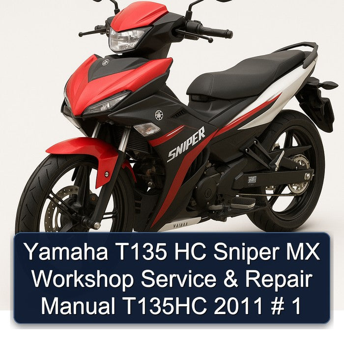 Yamaha T135 HC Sniper MX Workshop Service & Repair Manual T135HC 2011 # 1