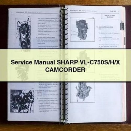 Service Manual SHARP VL-C750S/H/X CAMCORDER