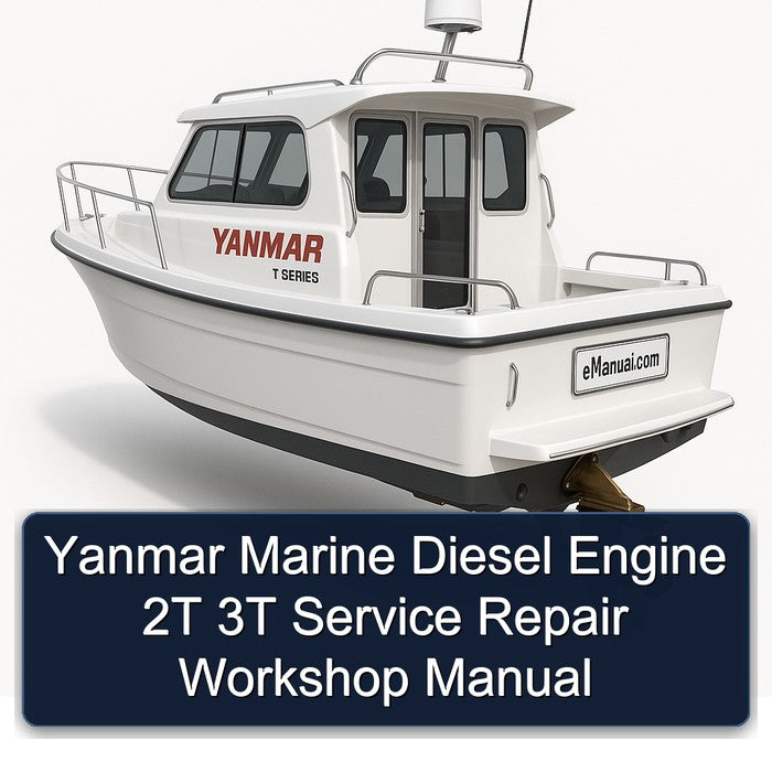 Yanmar Marine Diesel Engine 2T 3T Service Repair Workshop Manual