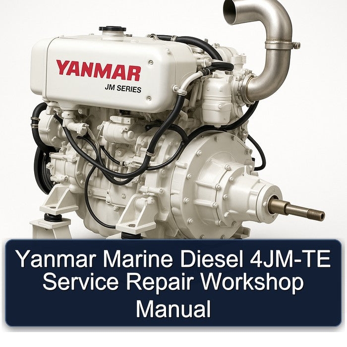 Yanmar Marine Diesel 4JM-TE Service Repair Workshop Manual
