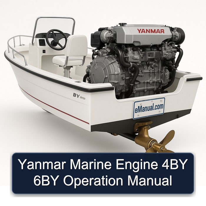Yanmar Marine Engine 4BY 6BY Operation Manual