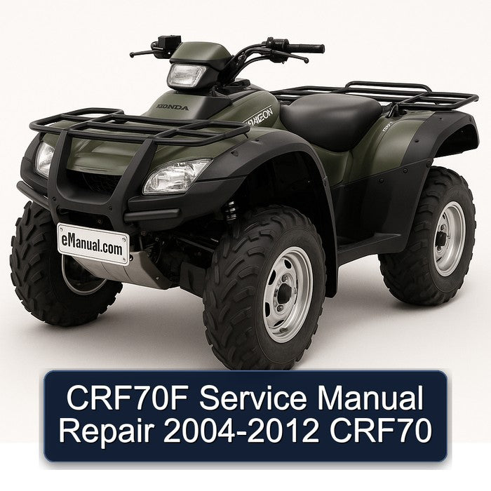 CRF70F Service Manual Repair 2004-2012 CRF70
