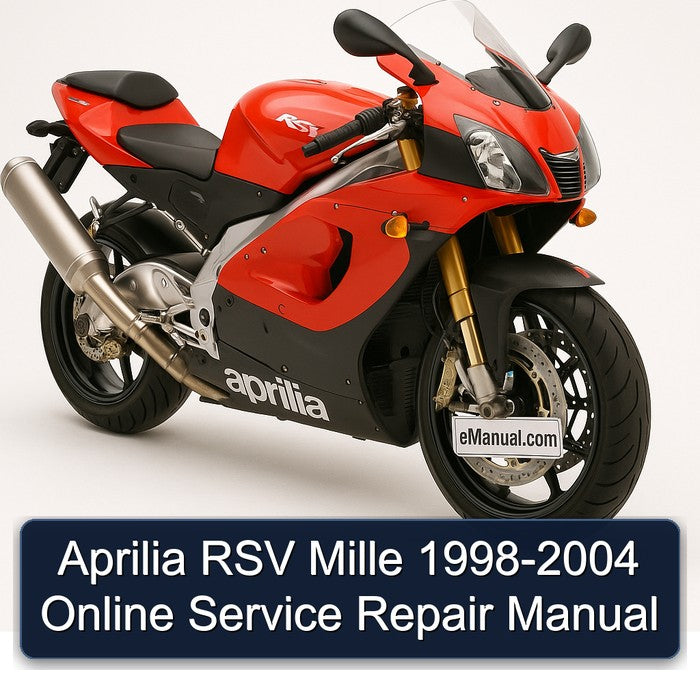 Aprilia RSV Mille 1998-2004 Online Service Repair Manual