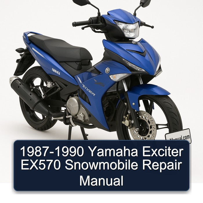 1987-1990 Yamaha Exciter EX570 Snowmobile Repair Manual