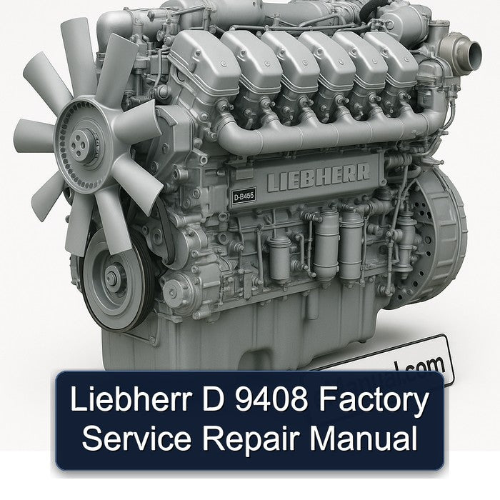 Liebherr D 9408 Factory Service Repair Manual