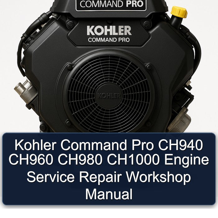 Kohler Command Pro CH940 CH960 CH980 CH1000 Engine Service Repair Workshop Manual