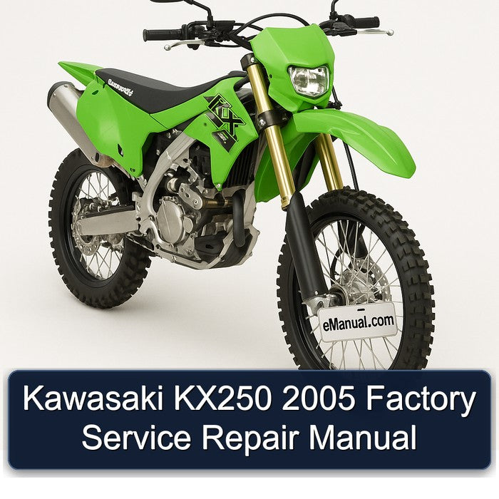 Kawasaki KX250 2005 Factory Service Repair Manual