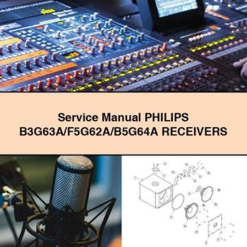 Service Manual PHILIPS B3G63A/F5G62A/B5G64A RECEIVERS